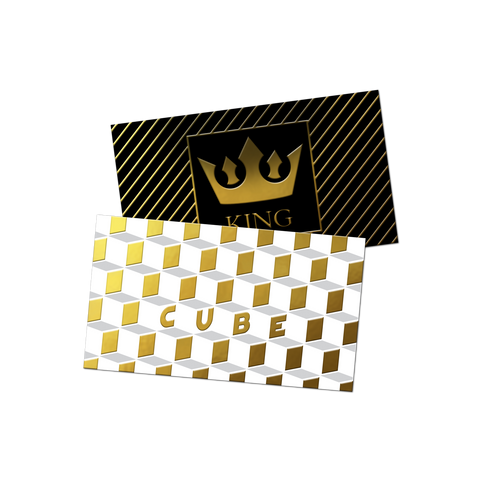 Raised Foil Business Cards